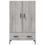 Credenza Grigio Sonoma 69,5x31x115 cm in Legno Multistrato