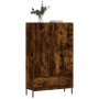 Credenza Rovere Fumo 69,5x31x115 cm in Legno Multistrato