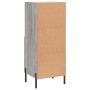 Credenza Grigio Sonoma 34,5x34x90 cm in Legno Multistrato