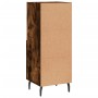 Credenza Rovere Fumo 34,5x34x90 cm in Legno Multistrato