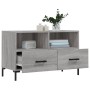 Mobile Porta TV Grigio Sonoma 80x36x50 cm in Legno Multistrato