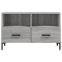 Mobile Porta TV Grigio Sonoma 80x36x50 cm in Legno Multistrato