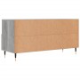 Mobile TV Grigio Sonoma 102x36x50 cm in Legno Multistrato