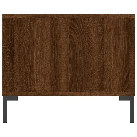 Tavolino da Salotto Rovere Marrone 90x50x40cm Legno Multistrato