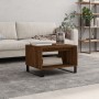 Tavolino da Salotto Rovere Marrone 60x50x40cm Legno Multistrato