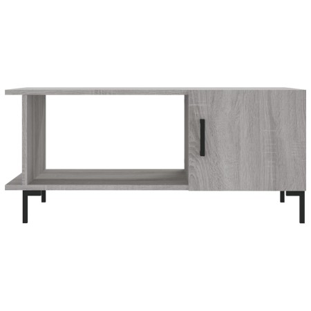 Tavolino da Salotto Grigio Sonoma 90x50x40 cm Legno Multistrato