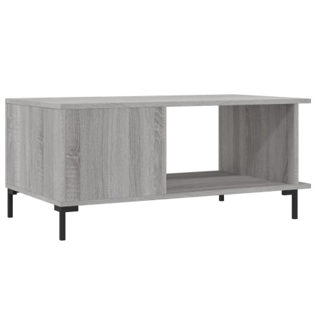 Tavolino da Salotto Grigio Sonoma 90x50x40 cm Legno Multistrato