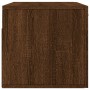 Mobile a Parete Rovere Marrone 80x36,5x35 cm Legno Multistrato