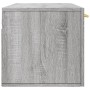 Mobile a Parete Grigio Sonoma 100x36,5x35 cm Legno Multistrato