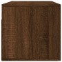 Mobile a Parete Rovere Marrone 100x36,5x35 cm Legno Multistrato