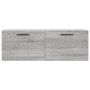 Mobile a Parete Grigio Sonoma 100x36,5x35 cm Legno Multistrato