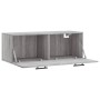 Mobile a Parete Grigio Sonoma 100x36,5x35 cm Legno Multistrato