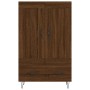 Credenza Rovere Marrone 69,5x31x115 cm in Legno Multistrato