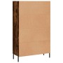 Credenza Rovere Fumo 69,5x31x115 cm in Legno Multistrato