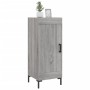 Credenza Grigio Sonoma 34,5x34x90 cm in Legno Multistrato