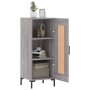 Credenza Grigio Sonoma 34,5x34x90 cm in Legno Multistrato