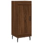 Credenza Rovere Marrone 34,5x34x90 cm in Legno Multistrato