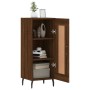 Credenza Rovere Marrone 34,5x34x90 cm in Legno Multistrato