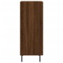 Credenza Rovere Marrone 34,5x34x90 cm in Legno Multistrato