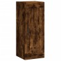 Mobile a Parete Rovere Fumo 34,5x34x90 cm in Legno Multistrato