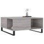 Tavolino Salotto Grigio Sonoma 80x80x36,5 cm Legno Multistrato