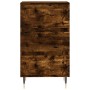 Credenza Rovere Fumo 40x35x70 cm in Legno Multistrato