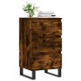 Credenza Rovere Fumo 40x35x70 cm in Legno Multistrato