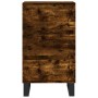 Credenza Rovere Fumo 40x35x70 cm in Legno Multistrato