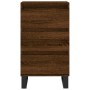 Credenza Rovere Marrone 40x35x70 cm in Legno Multistrato