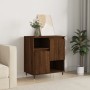 Credenza Rovere Marrone 60x35x70 cm in Legno Multistrato