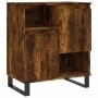 Credenza Rovere Fumo 60x35x70 cm in Legno Multistrato