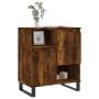 Credenza Rovere Fumo 60x35x70 cm in Legno Multistrato