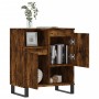 Credenza Rovere Fumo 60x35x70 cm in Legno Multistrato