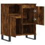 Credenza Rovere Fumo 60x35x70 cm in Legno Multistrato