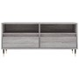 Mobile Porta TV Grigio Sonoma 100x34,5x44,5cm Legno Multistrato