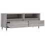 Mobile Porta TV Grigio Sonoma 100x34,5x44,5cm Legno Multistrato