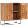 Credenza 65x30x75 cm in Legno Massello di Acacia