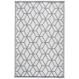 Esschert Design Tappeto da Esterno 180x121 cm Grigio Bianco OC25