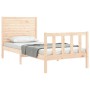 Giroletto con Testiera Small Single in Legno Massello