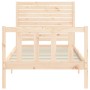 Giroletto con Testiera Small Single in Legno Massello