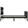 Giroletto con Testiera Nero Small Double in Legno Massello