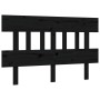 Giroletto con Testiera Nero Small Double in Legno Massello