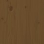Giroletto con Testiera Miele King Size in Legno Massello