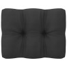 Set Divani da Giardino 11 pz Grigio Cuscini Massello di Pino
