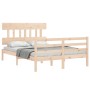 Giroletto con Testiera Small Double in Legno Massello