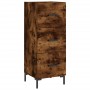 Credenza Rovere Fumo 34,5x34x90 cm in Legno Multistrato