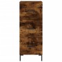 Credenza Rovere Fumo 34,5x34x90 cm in Legno Multistrato