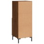 Credenza Rovere Marrone 34,5x34x90 cm in Legno Multistrato