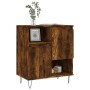 Credenza Rovere Fumo 60x35x70 cm in Legno Multistrato