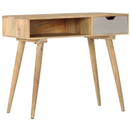 Tavolo Consolle 89x44x76 cm in Legno Massello di Mango